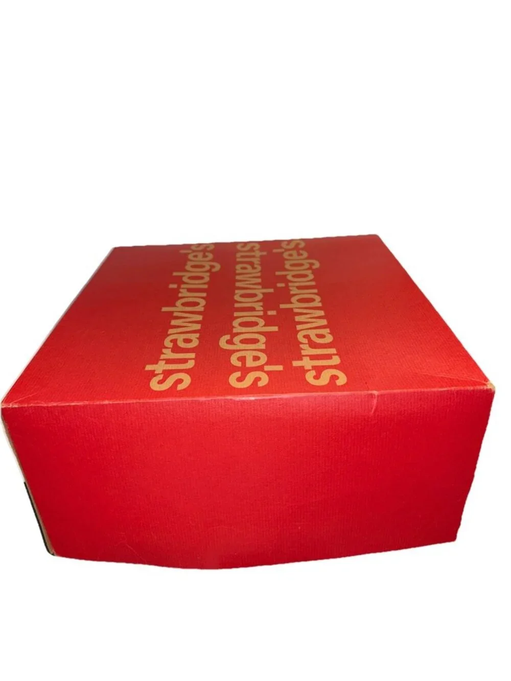 Vintage Strawbridge Department Store Box with Lid 13x13x6 Phila PA